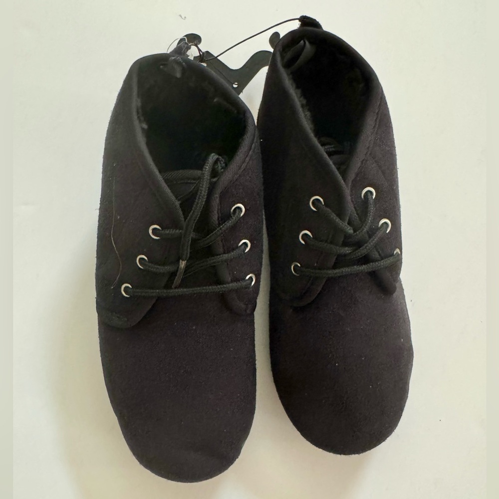 Highland Youth lined Faux Fur Boots Sz:2/3 Black boy or girl